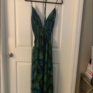 Long floral maxi dress